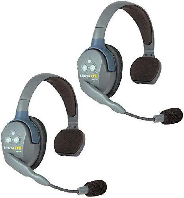 Alt view image 4 of 8 - eartec ul2s ultralite wireless microphone system with 1 master and 1 remote headsets 2 singles