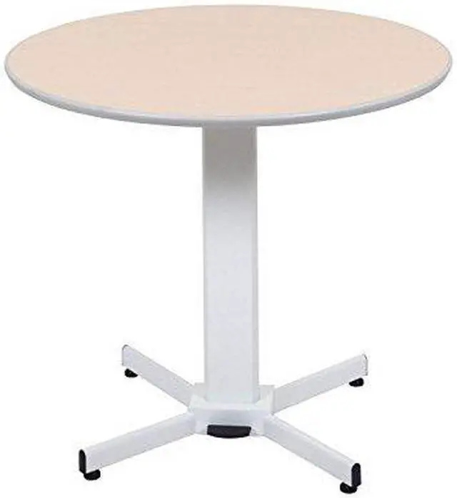 Alt view image 13 of 18 - Luxor Pneumatic Adjustable Multi-Functional Round Pedestal Table