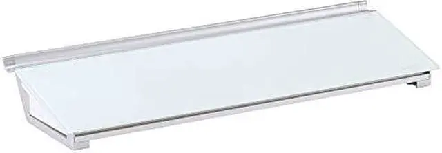 Main image of Quartet Glass Desktop Computer Pad, 18" x 6", Whiteboard, Dry Erase Surface, White Surface (GDP186)