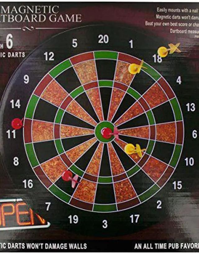 Main image of bulk buys Magnetic Dartboard Game
