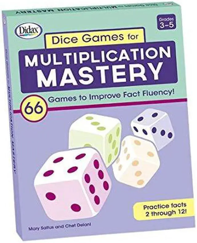 Alt view image 8 of 9 - Didax Dice Games for Multiplication Mastery (DD-211885)