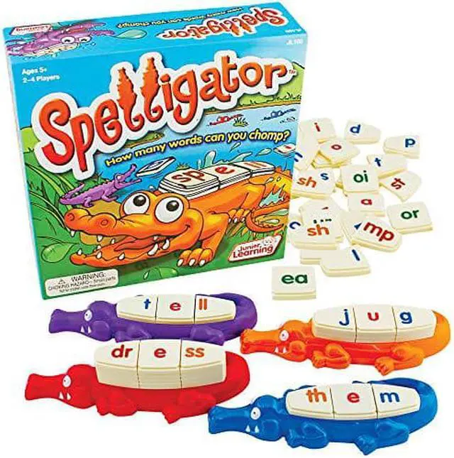 Alt view image 7 of 10 - JUNIOR LEARNING SPELLIGATOR GAME