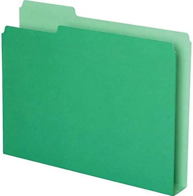 Alt view image 7 of 8 - Pendaflex Double Stuff File Folders 1/3 Cut Letter Green 50/Pack 54457