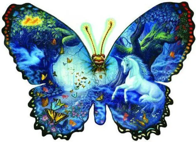 Alt view image 3 of 3 - Sunsout Fantasy Butterfly Shaped SOI95330