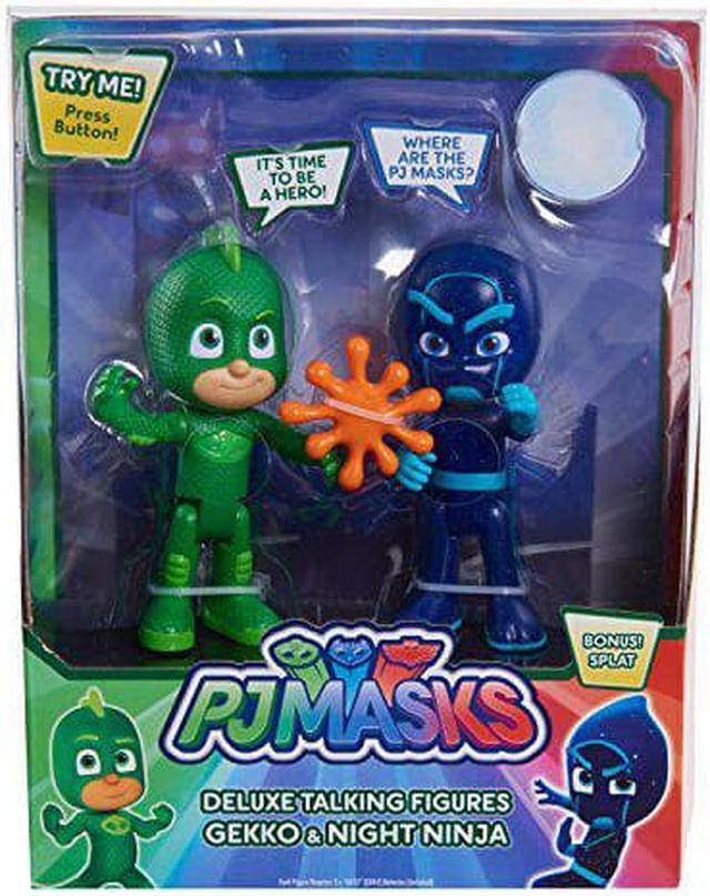 Main image of PJ Masks Talking Figure Set - Gekko vs Night Ninja