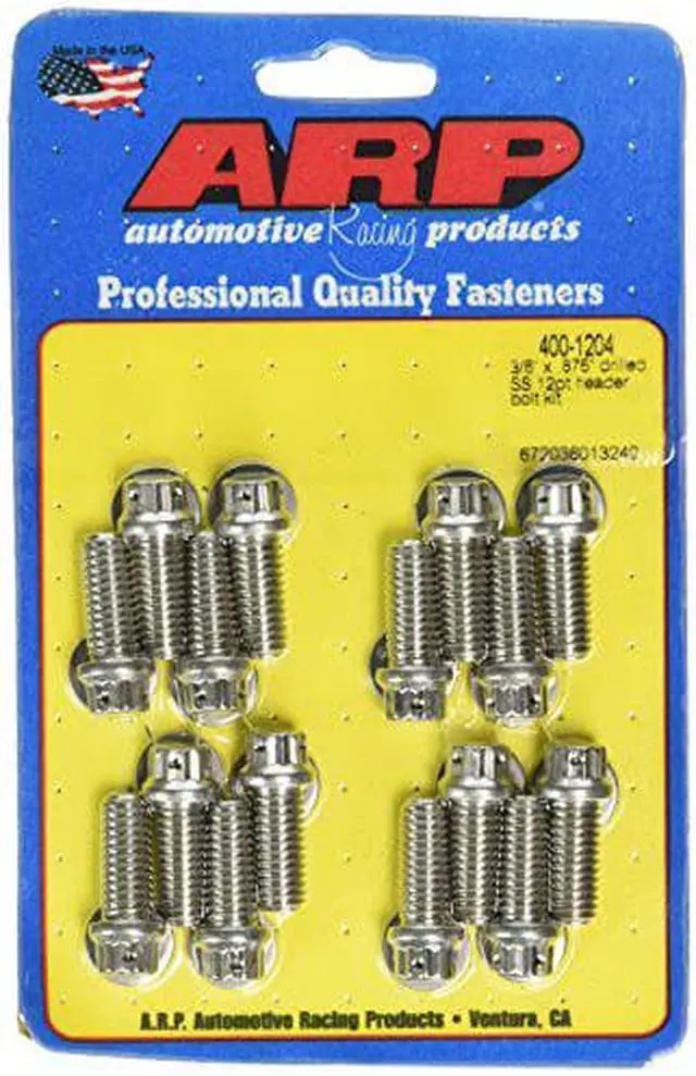 Main image of ARP 4001204 Stainless 300 12-Point Header Bolt Kit - Pack of 16