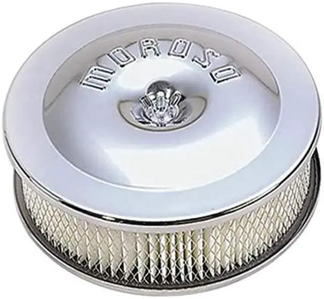 Main image of Moroso AIR CLEANER KIT, 8-1/2 IN. X 2-3/8 IN, CHROME, STEEL