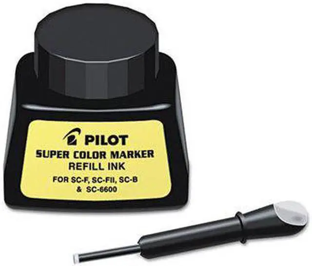 Alt view image 11 of 11 - Pilot Pilot Jumbo Refillable Permanent Marker Ink Refill, Black Ink 48500