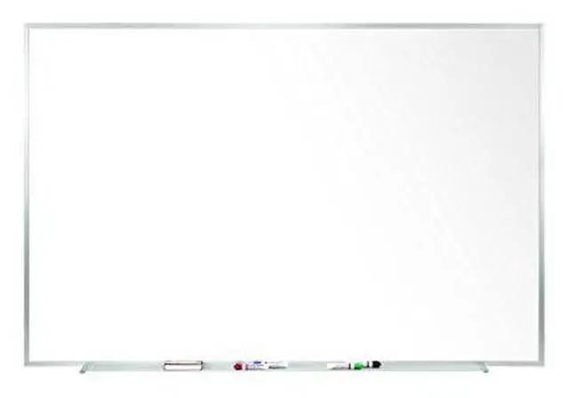 Alt view image 15 of 17 - Ghent M1-46-4 Magnetic Porcelain Whiteboard with Aluminum Frame - 72.5" x 48.5" - White Surface, Satin Aluminum Frame