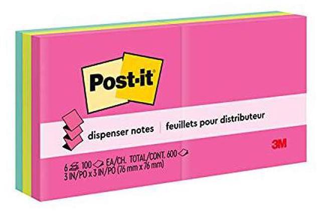Alt view image 11 of 19 - Post-it Original Pop-up Refill 3 x 3 Assorted Cape Town Colors 100-Sheet 6/Pack R330AN