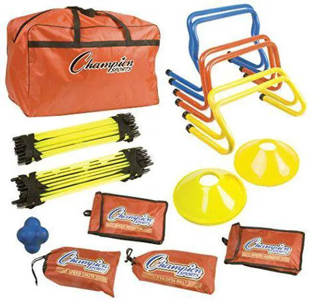 Alt view image 4 of 4 - Champion Sports SAGKIT Speed and Agility Kit with Carry Bag