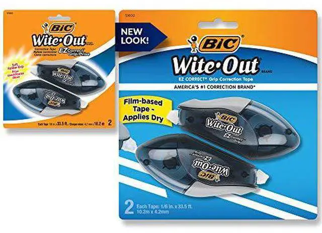 Alt view image 9 of 20 - BIC WOECGP21 Wite-Out EZ Correct Grip Correction Tape