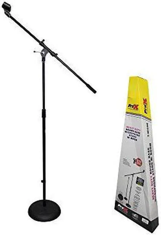 Main image of ProX T-MIC06 Round Base Microphone Stand with Boom