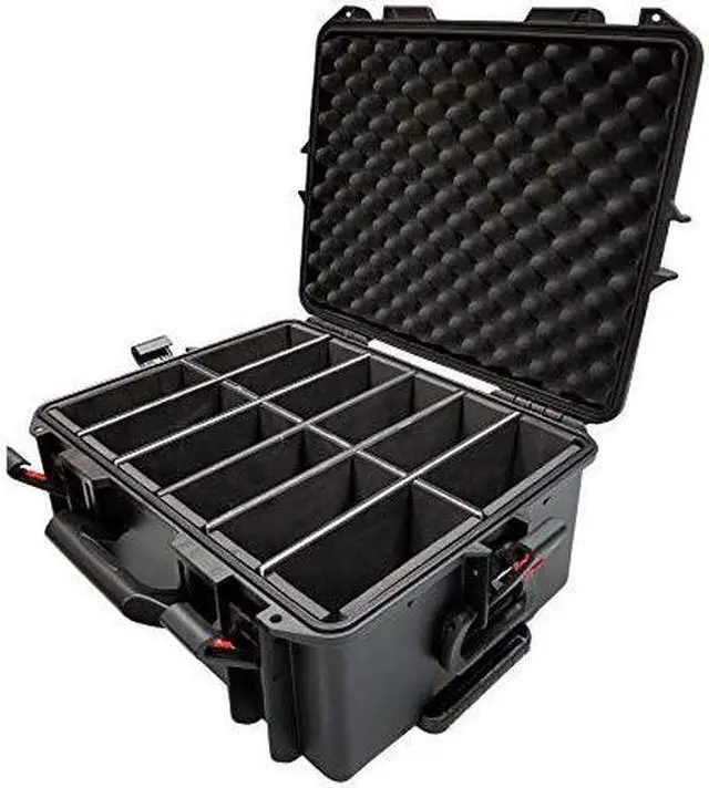 Main image of VaultX Watertight Case for 12 ApeLabs MAXI Lights W-Extendable Handle and Wheels