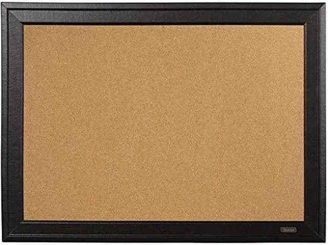 Alt view image 3 of 3 - Quartet Cork Board Bulletin Board, 11? x 17? Framed Corkboard, Black Frame, Decorative Hanging Pin Board, Perfect for Office & Home Decor, Home School Message Board or Vision Board (79279)