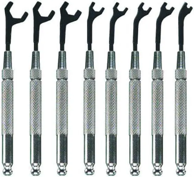 Alt view image 4 of 4 - MOODY TOOL 58-0151 Open End Wrench Set,30 Deg,5/64-5/16,8Pc