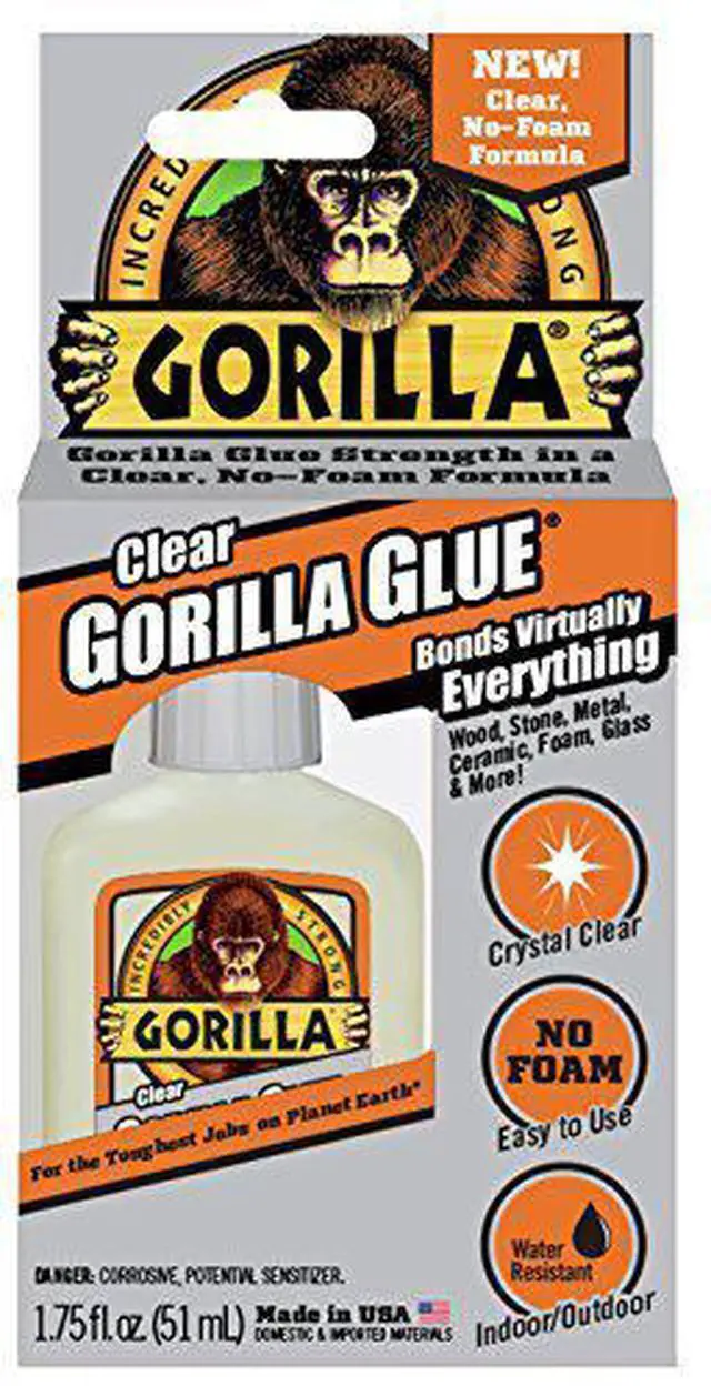 Alt view image 8 of 14 - GORILLA GLUE 4500102 Spray Adhesive, Clear, 24 hr Full Cure, 14 oz, Aerosol Can