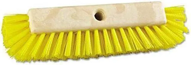 Alt view image 13 of 16 - Boardwalk Dual-Surface Scrub Brush Plastic Fill 10" Long Yellow 3410