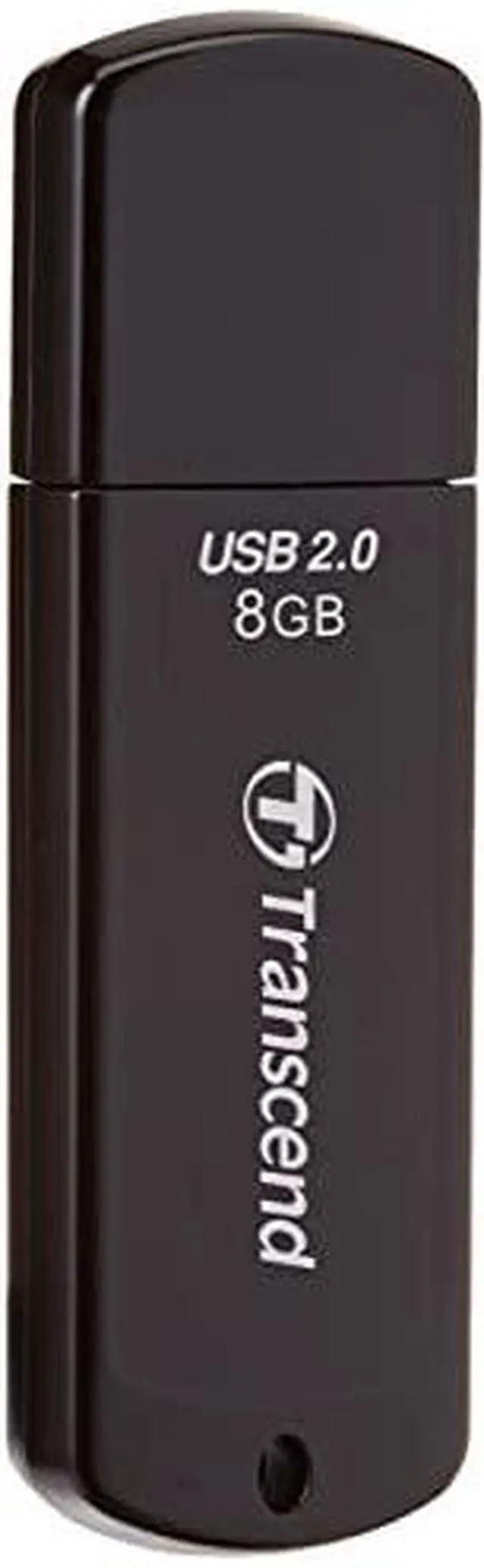 Alt view image 12 of 15 - Transcend JetFlash 350 8 GB USB 2.0 Flash Drive - Black - 1 Pack