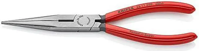 Alt view image 7 of 7 - Knipex Needle Nose Plier, 8" L, 11/16" Jaw  Vanadium Steel  26 11 200
