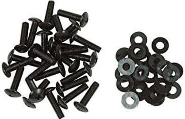 Alt view image 6 of 6 - Middle Atlantic HPS Standard Rack Screw Rackscrews, 10-32, Truss-Head, 25 pc.