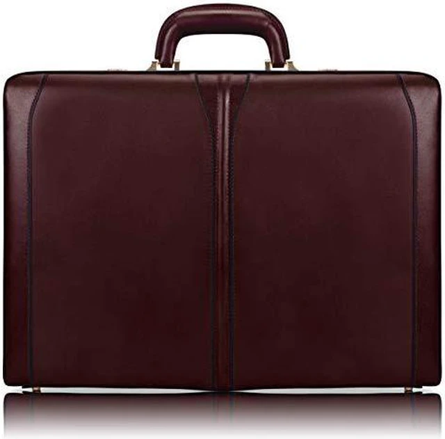 Alt view image 2 of 2 - mcklein unisex attache, burgundy, medium