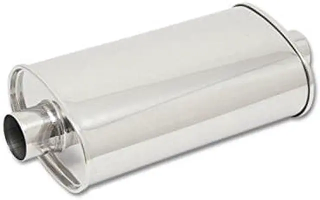 Main image of Vibrant Performance 1103 Oval Stainless Steel Muffler, 3 inch