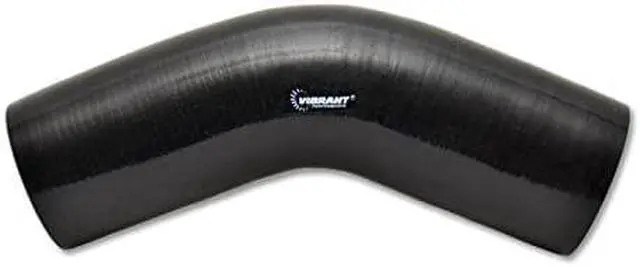 Alt view image 3 of 3 - 4 Ply Reinforced Silicone; 45 Deg Elbow Connector