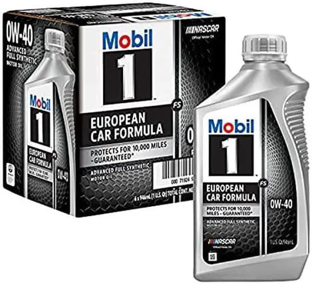 Main image of Mobil 1 96989 0W-40 Synthetic Motor Oil - 1 Quart (Pack of 6)