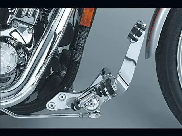 Main image of Kuryakyn 9064 Motorcycle Foot Controls: Extended Forward Control Kit for 1991-2017 Harley-Davidson Dyna Motorcycles, Chrome