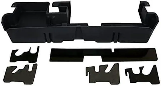 Main image of DU-HA Under Seat Storage Fits 07-17 Toyota Tundra Double Cab with Subwoofer, Black, Part #60061