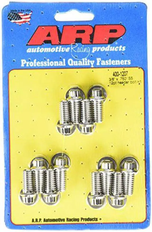Main image of ARP 4001207 Stainless 300 12-Point Header Bolt Kit - Pack of 12