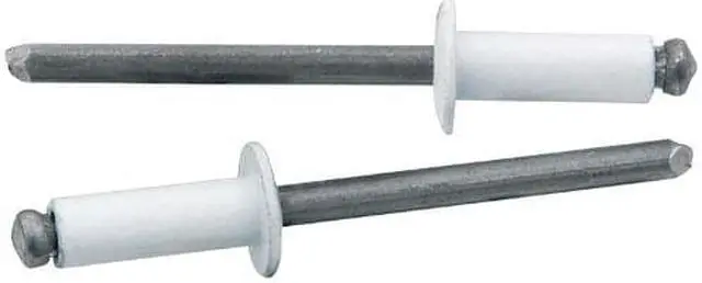 Main image of Allstar Performance ALL18114 White 1/4-3/8 in Grip Rivet 250 Pack