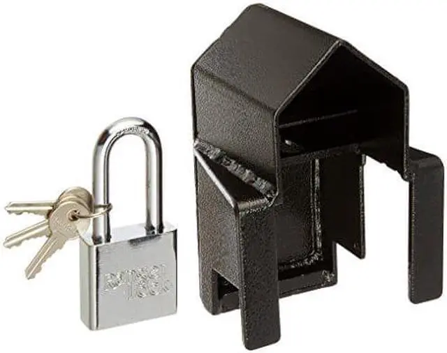Alt view image 7 of 7 - Lock Guard, Steel, Black, 4x7x5 In