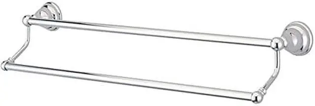 Alt view image 3 of 4 - Kingston Brass BA556318C Royale 18 in. Dual Towel Bar, Chrome