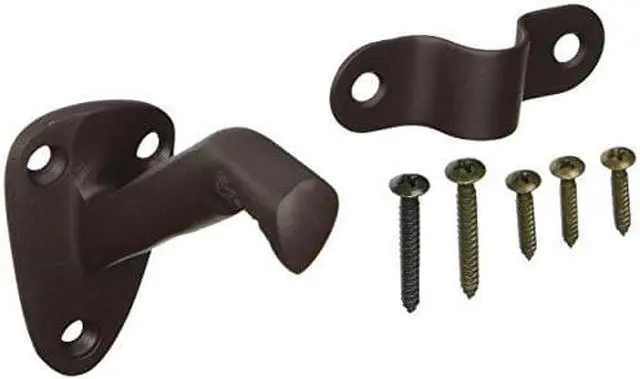 Alt view image 4 of 4 - Deltana HRB325U10B 3.31 in. Projection Hand Rail Brackets, Oil Rubbed Bronze - Solid