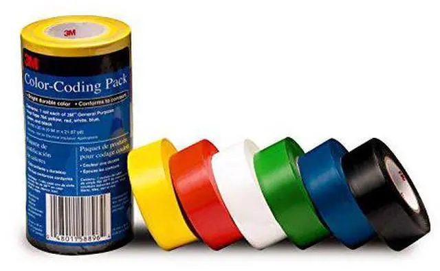 Alt view image 5 of 5 - 3M 7641226PK Vinyl Tape 764