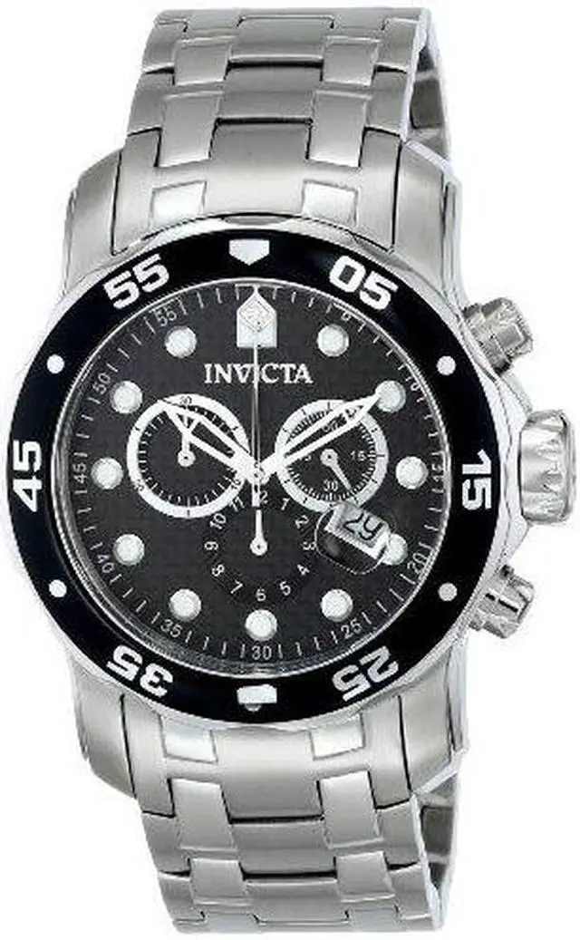 Alt view image 17 of 17 - Invicta  Pro Diver 17082  Stainless Steel Chronograph  Watch