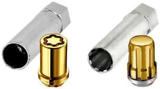 Alt view image 4 of 4 - McGard 65557GD Gold Chrome SplineDrive Wheel Install Kit - M12x1.5 (13/16")