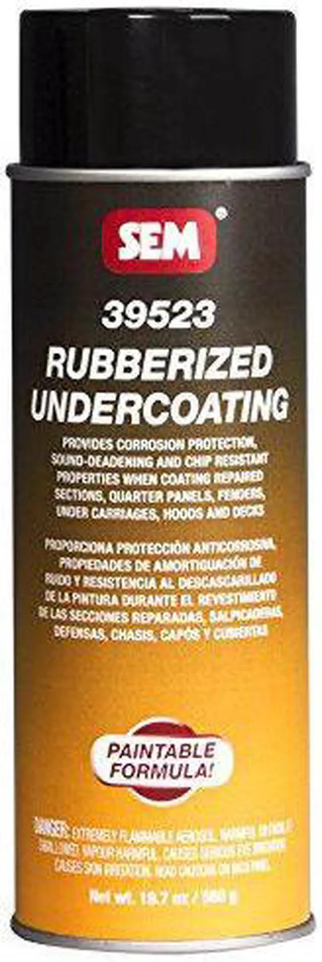 Alt view image 2 of 2 - SEM 39523 Rubberized Undercoating Aerosol - 19.7 oz.