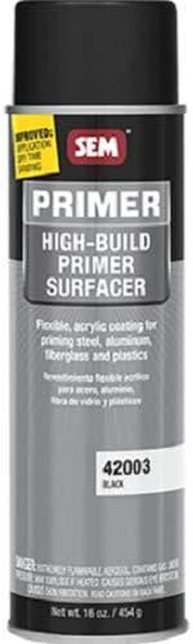 Main image of SEM 42003 Black High Build Primer - 16 oz.