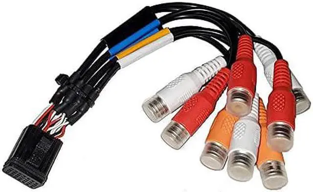 Alt view image 7 of 9 - FUSION Wire Harness f/ MS-RA670 & MS-RA770 Stereo - Zone 1 & 2 (B Port-RCA)