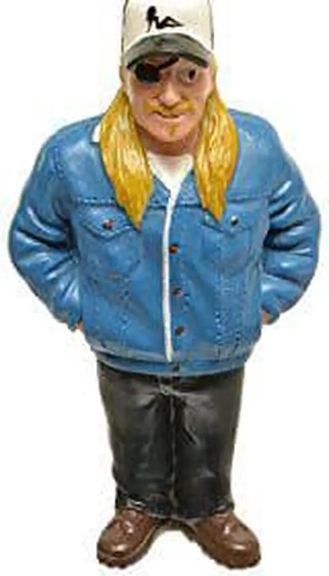 Alt view image 3 of 7 - American Diorama 23976 One Eyed Jack Trailer Park Figure for 1-24 Diecast Model Cars