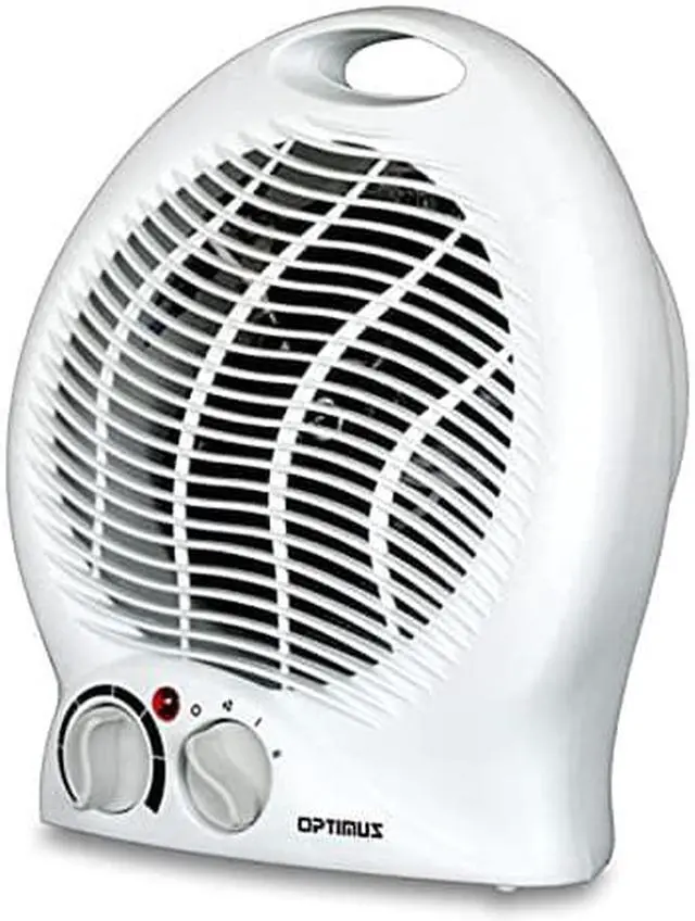 Alt view image 10 of 15 - Optimus Heater Fan Portable with Thermostat - White - H1322