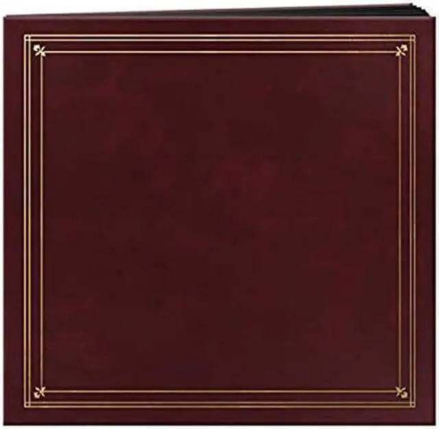 Alt view image 3 of 3 - Pioneer Photo Albums 204-Pocket Post Bound Leatherette Cover Photo Album for 4 by 6-Inch Prints, Burgundy