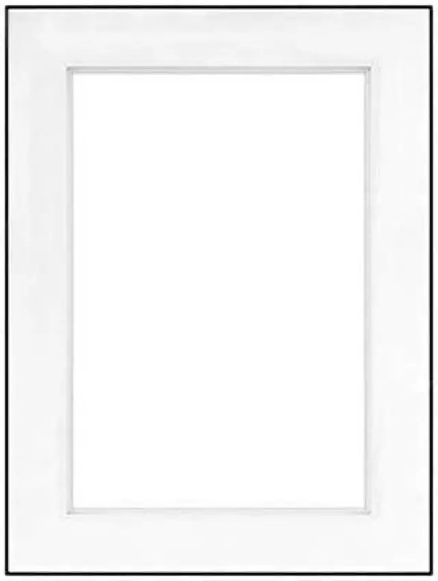 Main image of Fineline Picture Frame Color: Black, Size: 5" x 7" Frame/4" x 6" Mat