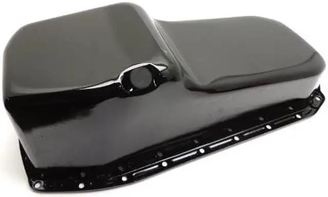 Main image of Racing Power Company R9092P Black Oil Pan for Small Block Chevy