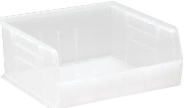 Alt view image 4 of 4 - QUANTUM STORAGE SYSTEMS QUS235CL Clear Hang and Stack Bin, 10-7/8"L x 11"W x 5"H