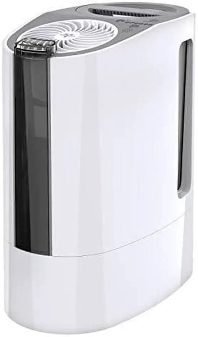 Alt view image 6 of 6 - vornado uh100 ultrasonic cool mist humidifier with fanassisted whole room humidification, auto humidity control, easy view 1 gallon water tank, white