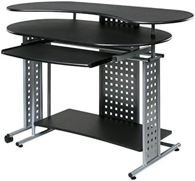 Main image of OneSpace Regallo Expandable "L" Computer Desk, Black
